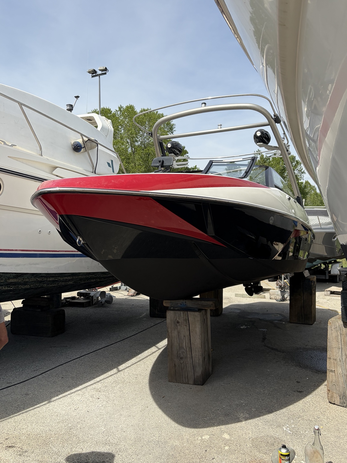 Proue du Malibu Wakesetter de Wakevent